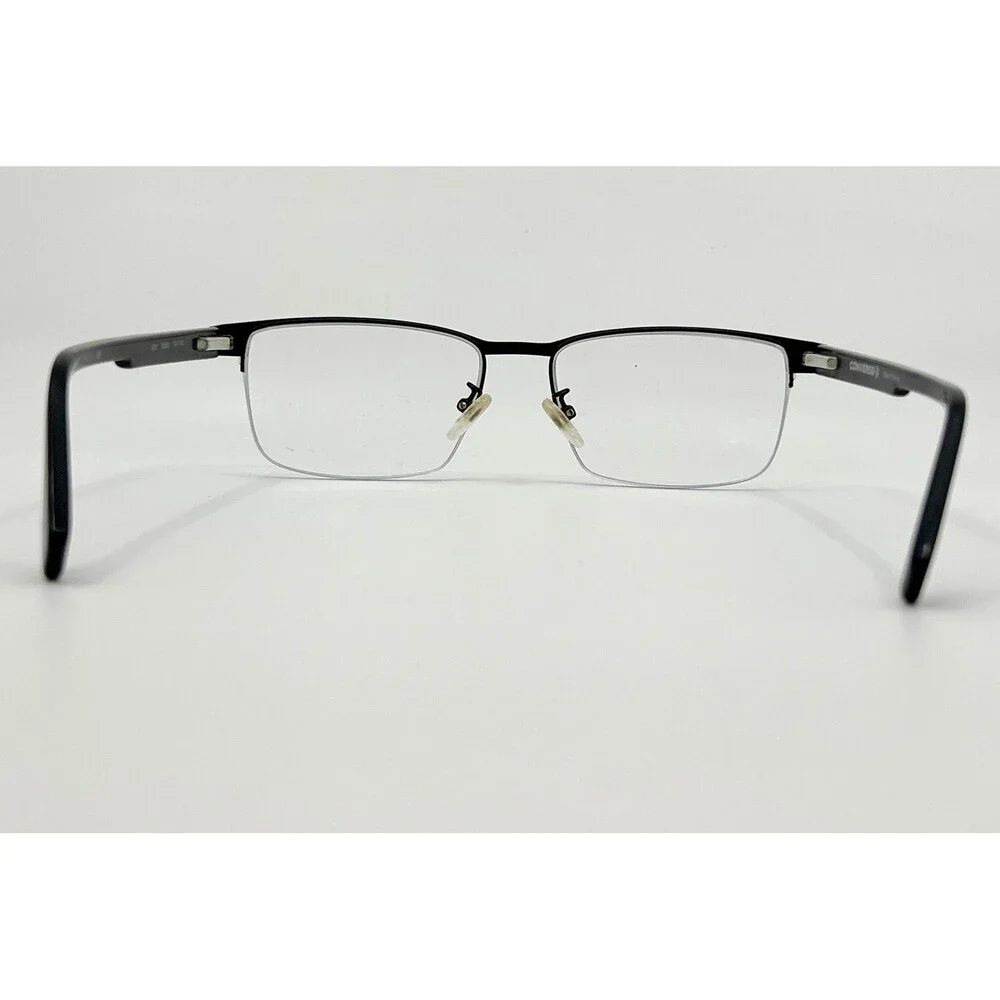 Converse Eyeglasses Frames Mens Black Semi Rimless A230 55-17-140